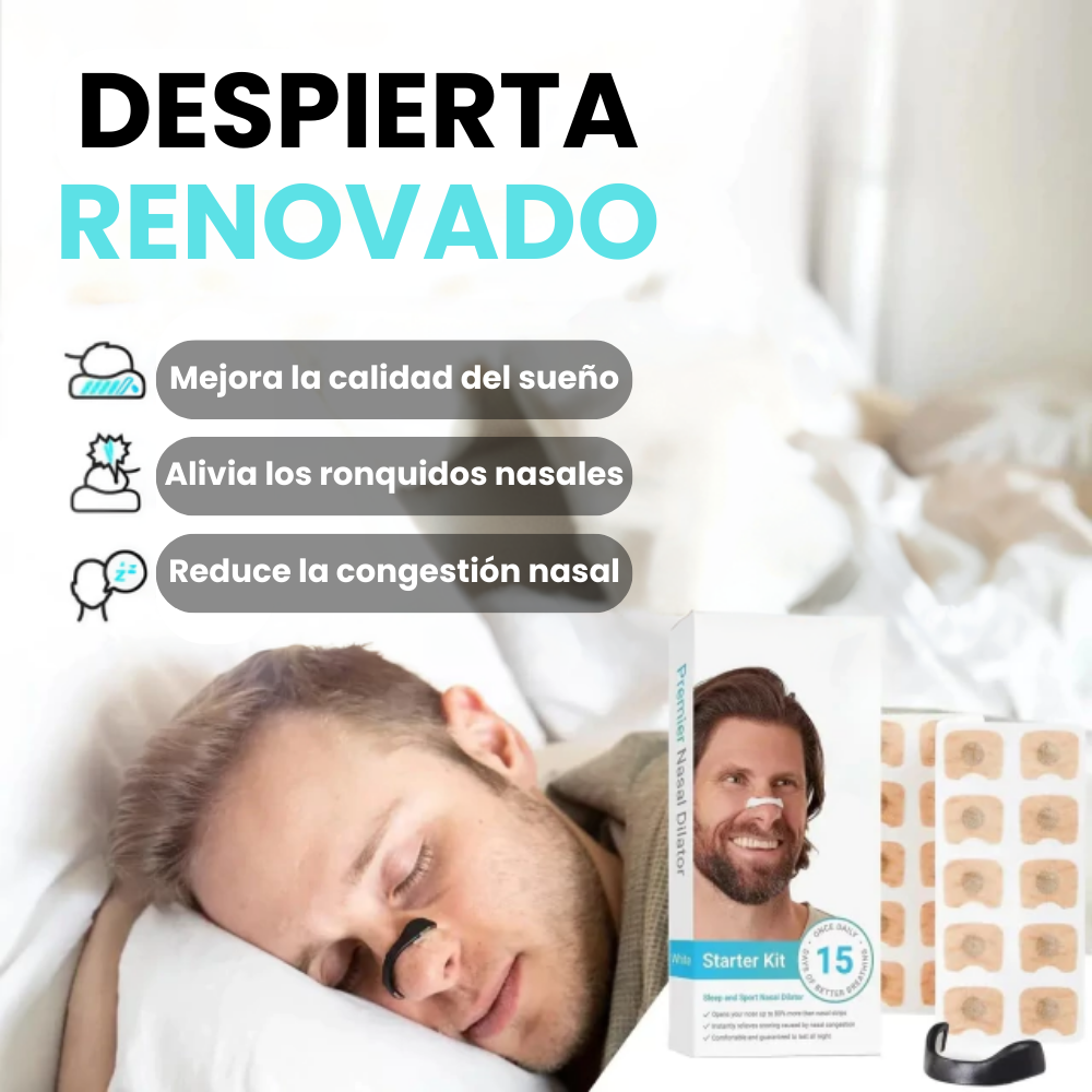 Kit clip nasal + bandas nasales