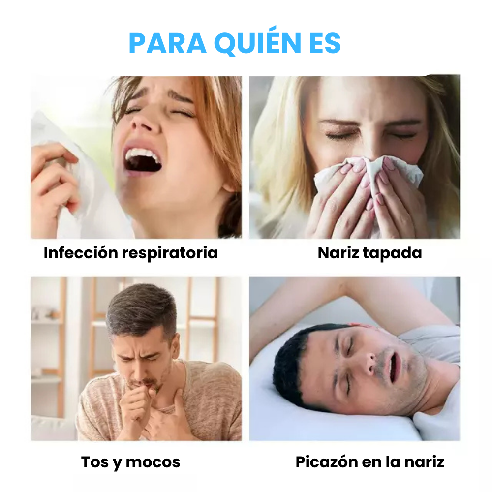 Kit clip nasal + bandas nasales