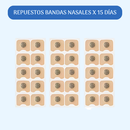 Bandas nasales repuestos x15 pares