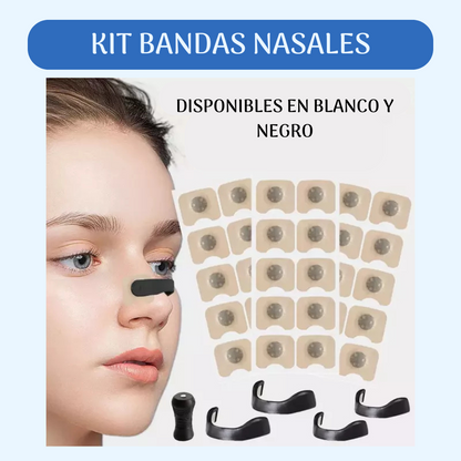 Kit clip nasal + bandas nasales